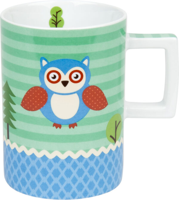 Könitz Forest Wald Becher Tasse Pott Igel Eule Fuchs Waschbär Mug animals fox