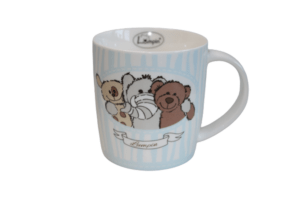 Lumpin Elvis Elephant and Friends, Woodyland Happy Birthday Collection White
