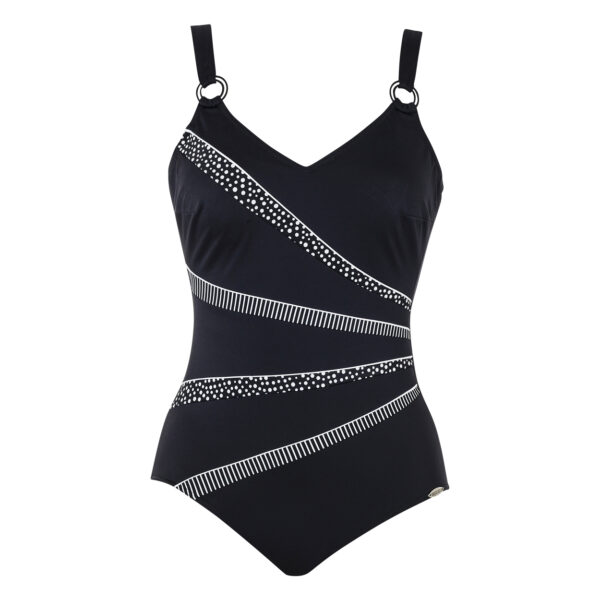 Sunflair Bademoden NOS Badeanzug schwarz swimsuit black basic Shapewear (40/B)