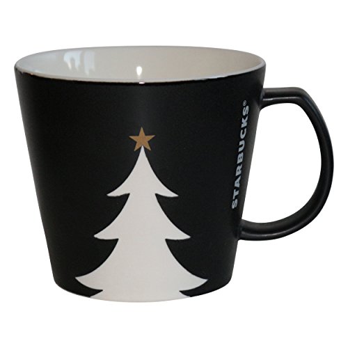 Starbucks Black Tree Mug Tasse Kaffeetasse Tannenbaum