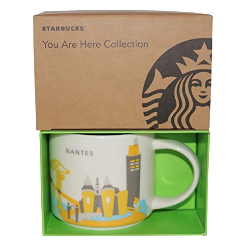 Starbucks Nantes France Mug YAH You are here Collection – 14 fl oz / 414 ml