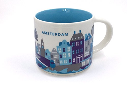 Starbucks Amsterdam Mug YAH You are here Collection – 14 fl oz / 414 ml