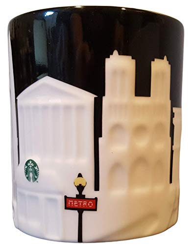 Starbucks City Mug Paris Relief 3D Tasse Pott 18oz