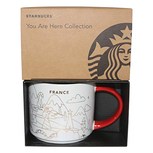 Starbucks Frankreich France Mug YAH You are here Collection Winter Collection – 14 fl oz / 414 ml