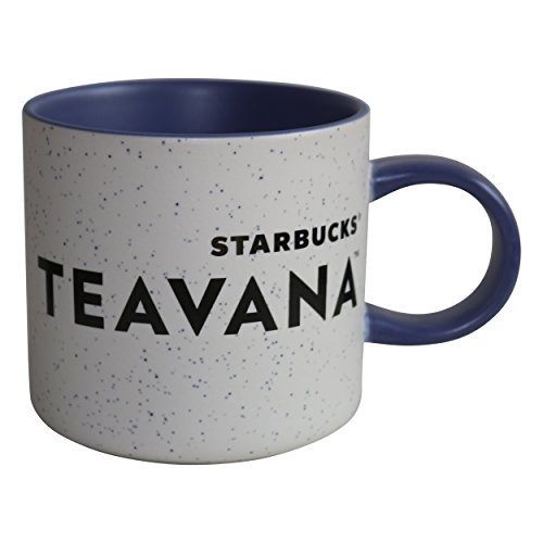 Starbucks Mug Teavana Blue Speckled Limited Teetasse blau
