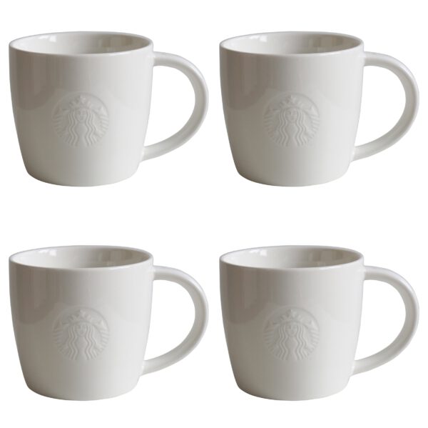Starbucks Mug Tall Fore Here Serie weiss Collectors Set Varianten Tall