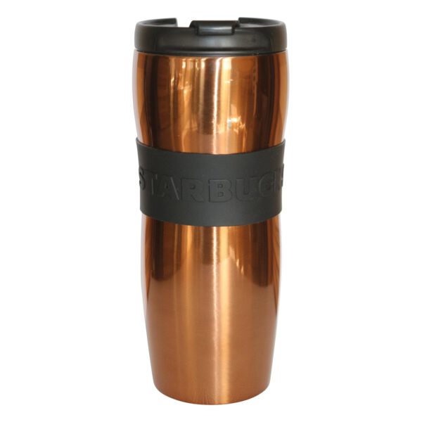 Starbucks Edelstahlthermobecher Tumbler Lucy silber schwarz kupfer Kaffeebecher 12oz/355ml
