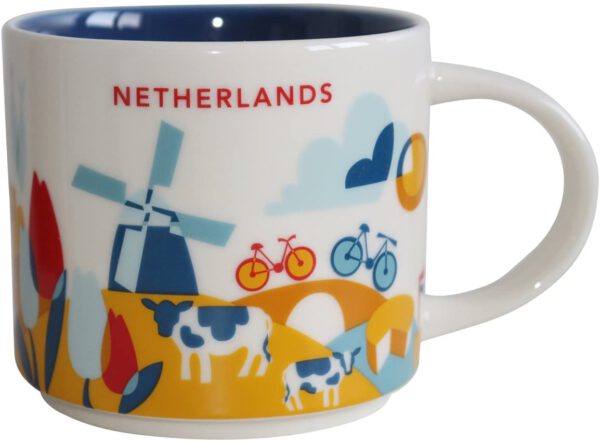 Starbucks Niederlande Netherlands Mug YAH You are here Collection – 14 fl oz / 414 ml