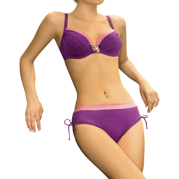Anabel Arto Swimwear Beach Fashion Bikini Pink Purple