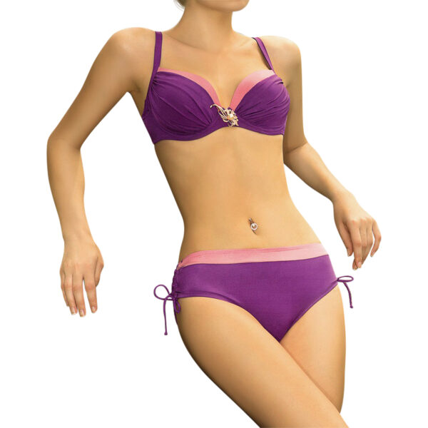 Anabel Arto Bademoden Beachfashion Bikini pink lila