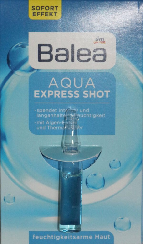 Balea Aqua Express Shot Intensive Moisture Immediately Effect 15-pack