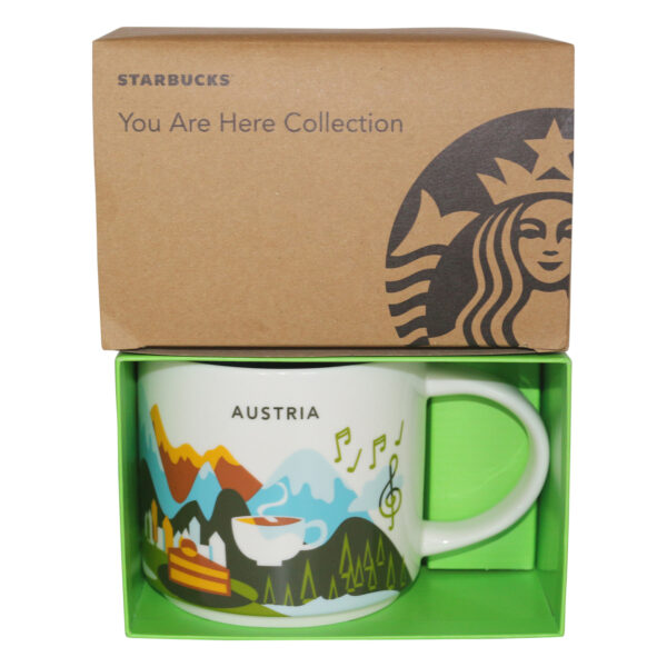 Starbucks City Mug You Are Here Collection Austria Österreich Kaffeetasse Coffee Cup