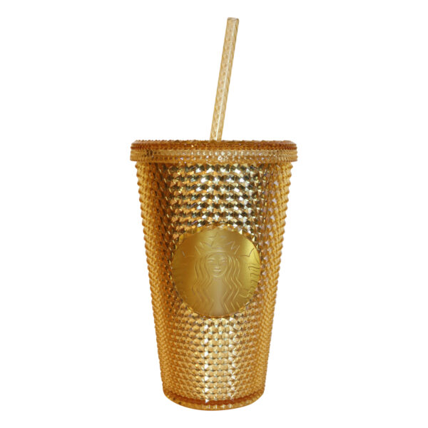 Starbucks® Cold Cup Bling Gold Edition Kaltgetränke Becher Gold Edition