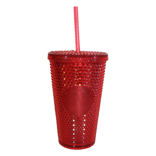 Starbucks® Cold Cup Bling Red Edition Kaltgetränke Becher Gold Edition