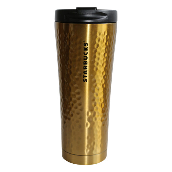Starbucks Tumbler Royal Gold Hammered Edelstahlbecher wiederverwendbar