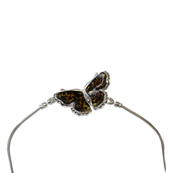 Amber Jewelry Bracelet Butterfly 925 Silver Socket