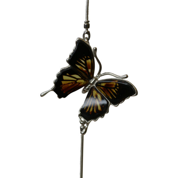 Amber Jewelry Bracelet Butterfly 925 Silver Socket