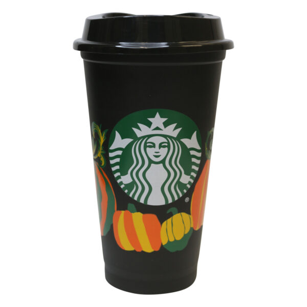 Starbucks Travel Cup Tumbler Halloween Kürbis 16oz/473 ml wiederverwendbar