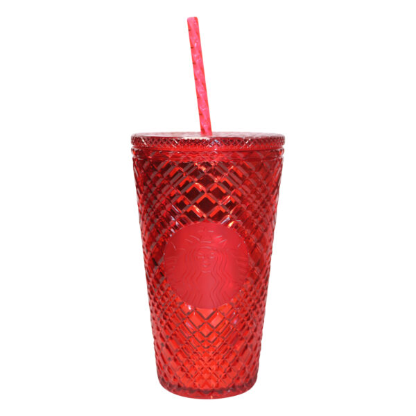 Starbucks Cold Cup Red Bling Devil Edition Cold Drink Cup