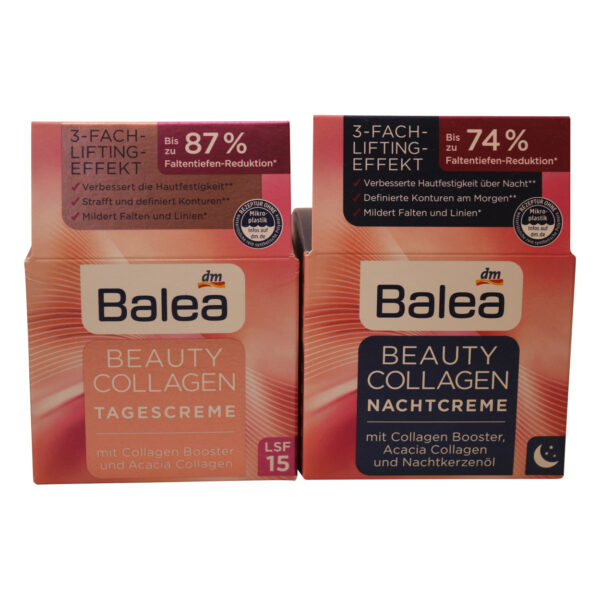 Balea Beauty Collagen Day and Night Cream Set