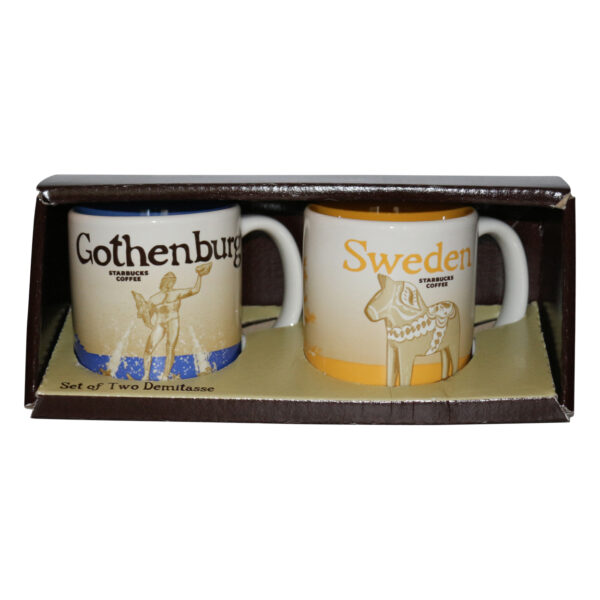 Starbucks Espresso Set Göteborg Gothenburg Sweden Demintasse