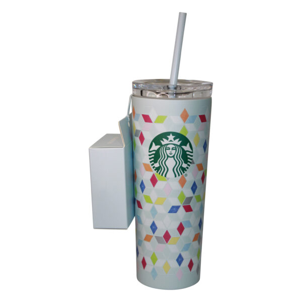 Starbucks Cold Cup Colorful Spring Edition Stainless Steel Cold Drink Mug Reusable