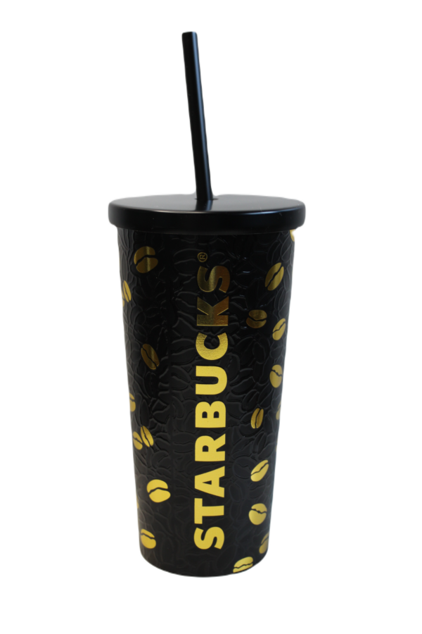 Starbucks Coffe Beans Edition Cold Cup Stainless Steel Mug Reusable