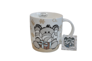 Lumpin Elvis Elefant und Freunde, Woodyland Happy Birthday Collection Weiß