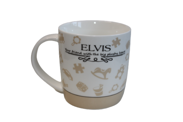 Lumpin Elvis Elefant und Freunde, Woodyland Happy Birthday Collection Weiß