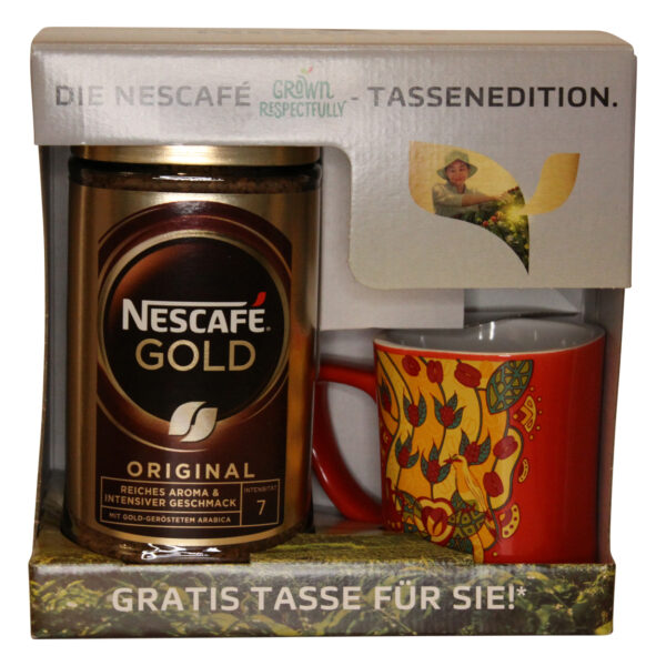 NESCAFÈ GOLD löslicher Kaffee TASSENEDITION AFRIKA – 1x200g (199,75 EUR/Kg)