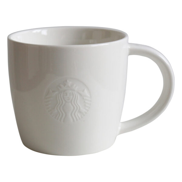 Starbucks Coffee Mug white Tall 12oz Coffee Mug Fore Here Series