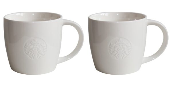 Starbucks Mug Venti 20oz 2er Set weiss Fore Here Collectors