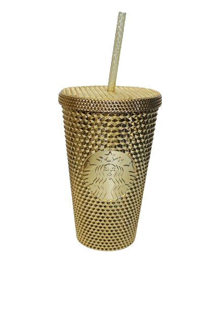Starbucks Cold Cup Gold Bling Edition